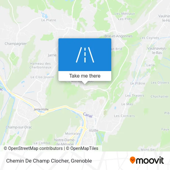 Chemin De Champ Clocher map