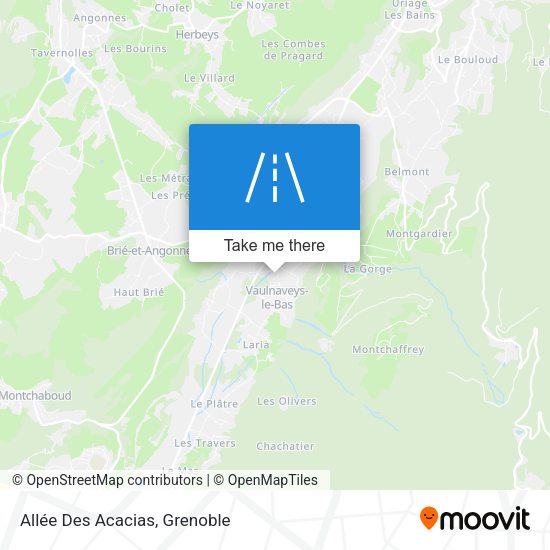 Allée Des Acacias map