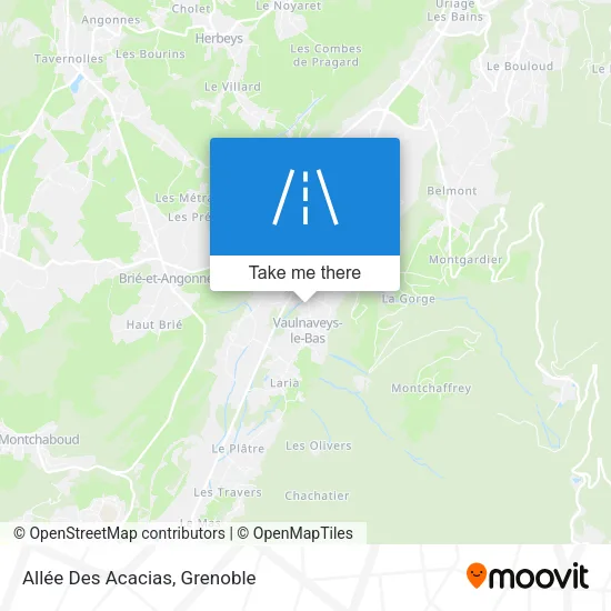 Allée Des Acacias map