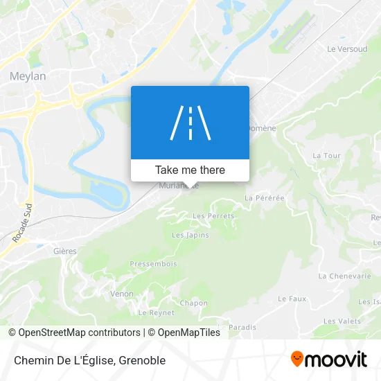 Chemin De L'Église map