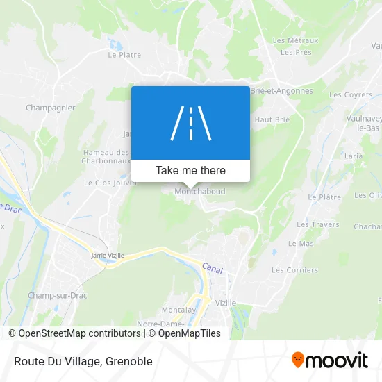 Route Du Village map