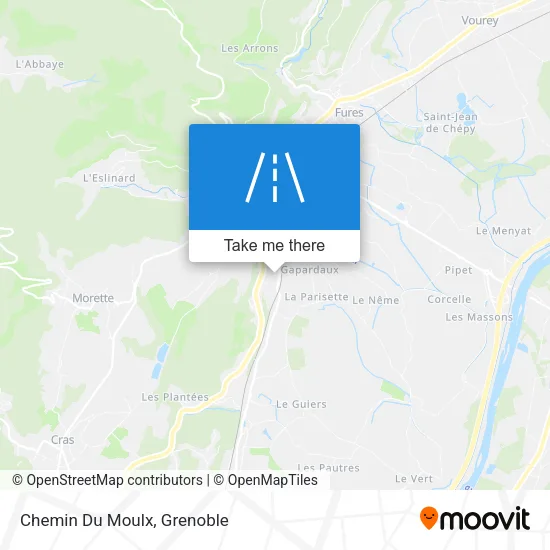 Chemin Du Moulx map