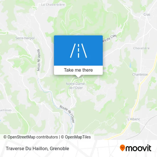 Traverse Du Haillon map