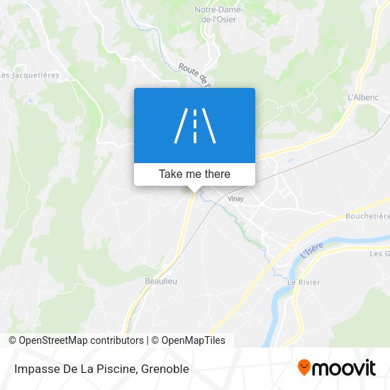 Impasse De La Piscine map