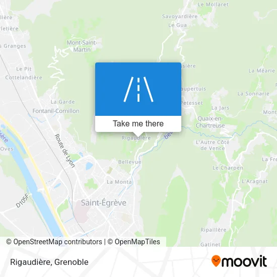 Rigaudière map