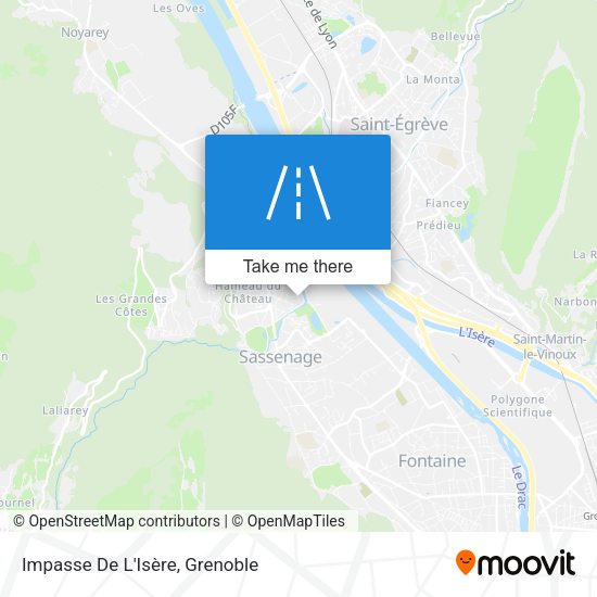 Impasse De L'Isère map