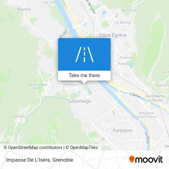 Impasse De L'Isère map