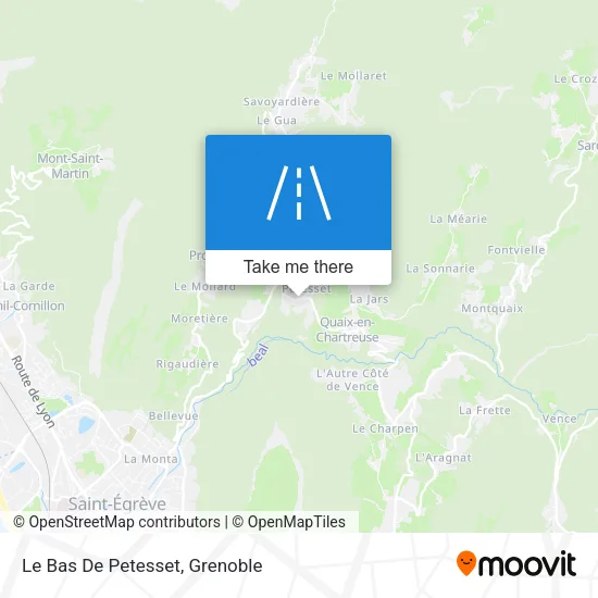 Le Bas De Petesset map
