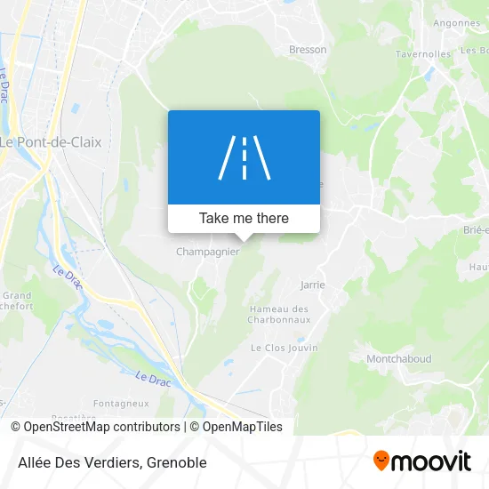 Allée Des Verdiers map