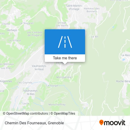 Chemin Des Fourneaux map