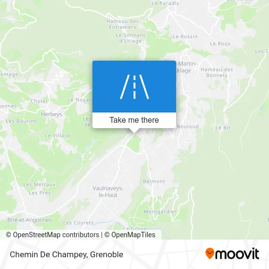Chemin De Champey map