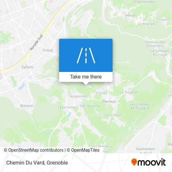 Chemin Du Vard map