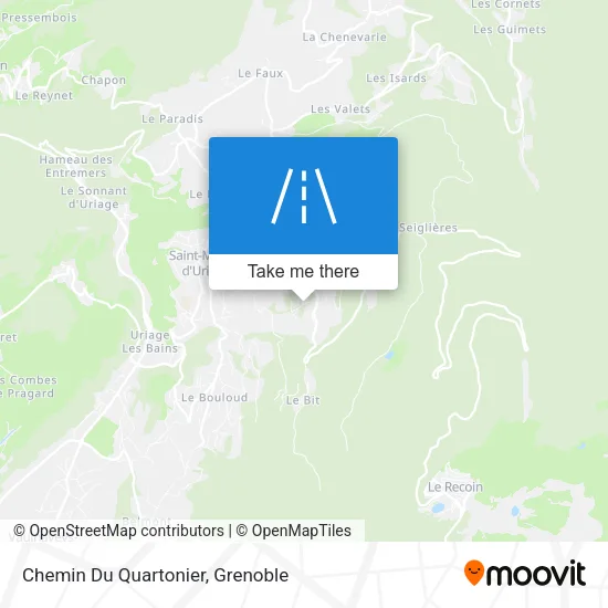 Chemin Du Quartonier map