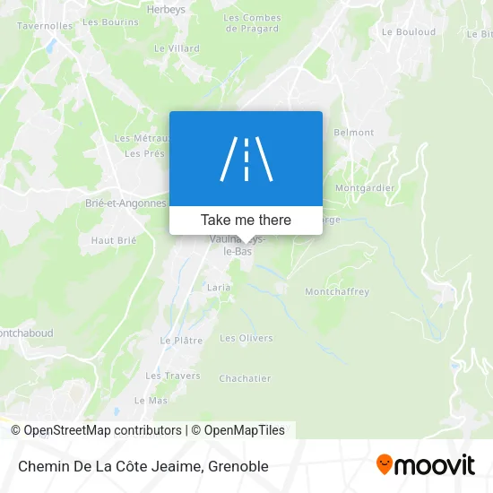 Chemin De La Côte Jeaime map