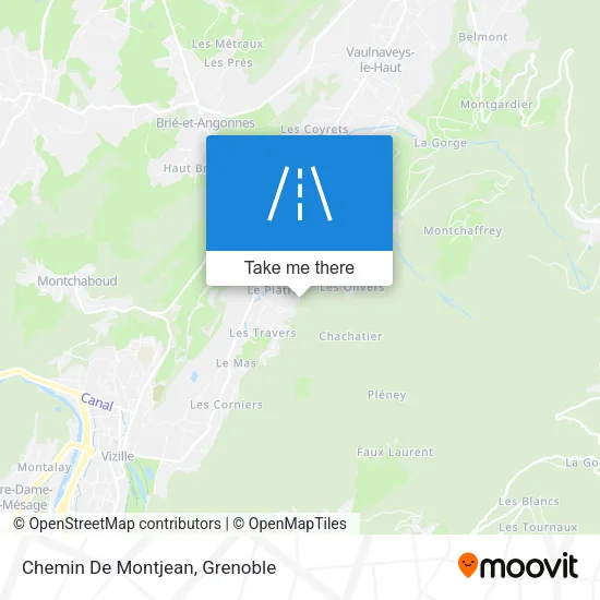 Chemin De Montjean map