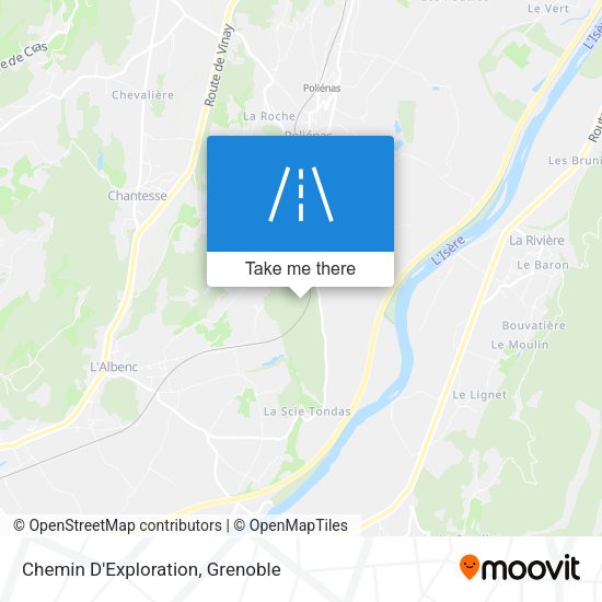 Chemin D'Exploration map