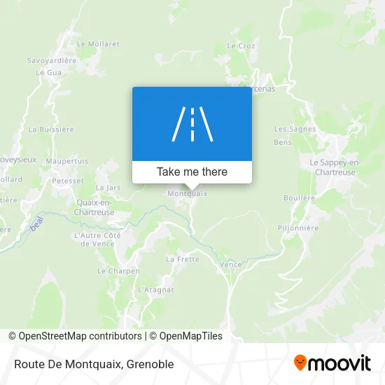 Route De Montquaix map