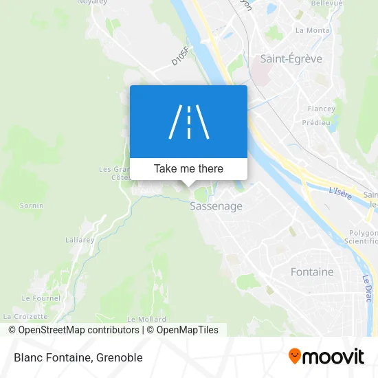 Blanc Fontaine map