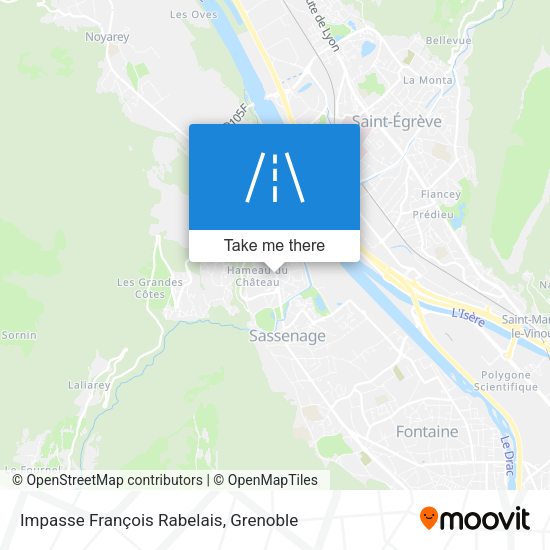 Impasse François Rabelais map
