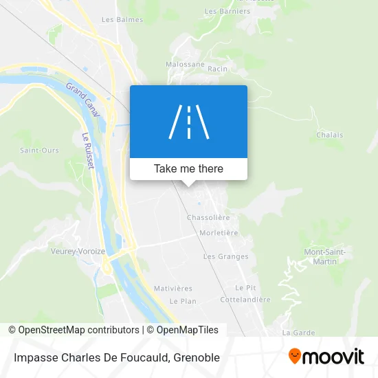 Impasse Charles De Foucauld map
