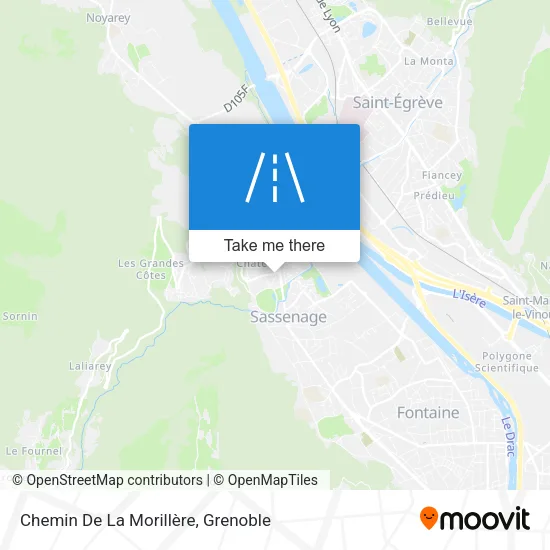 Chemin De La Morillère map