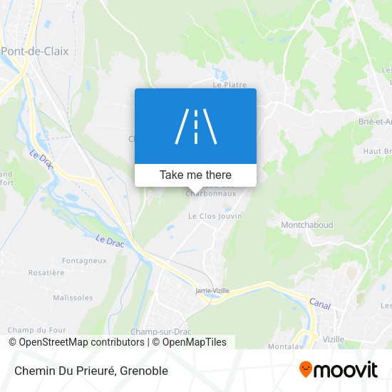 Chemin Du Prieuré map