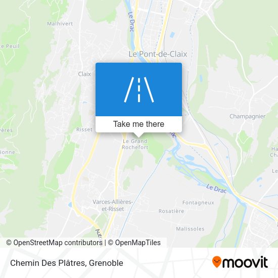 Chemin Des Plâtres map