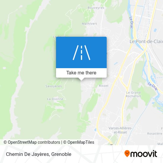 Chemin De Jayères map