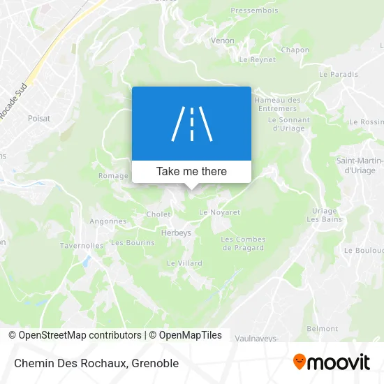 Chemin Des Rochaux map