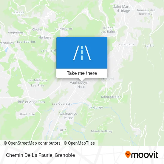 Chemin De La Faurie map