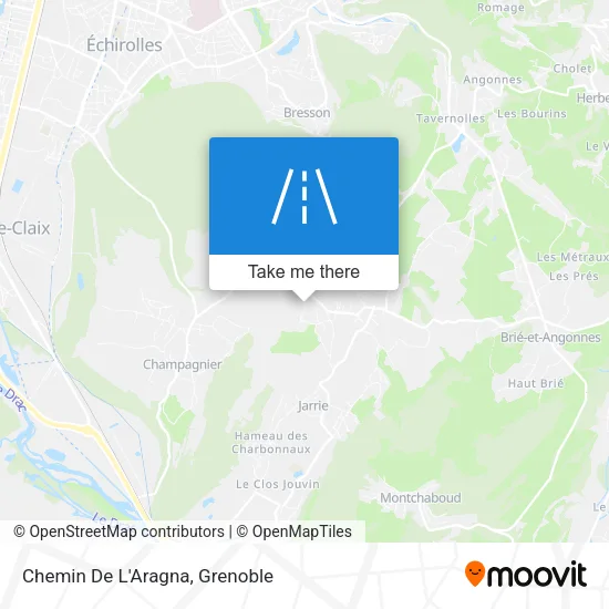 Chemin De L'Aragna map