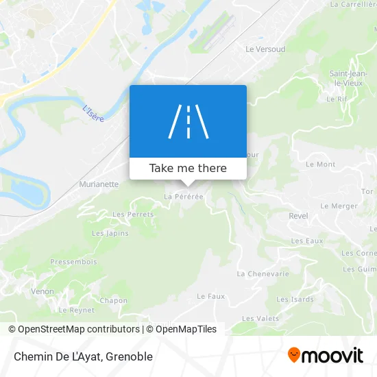 Chemin De L'Ayat map