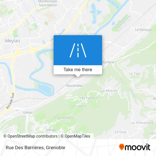 Rue Des Barrières map