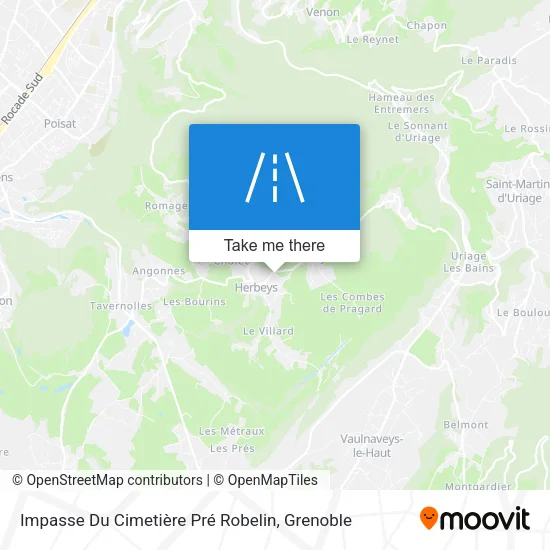 Impasse Du Cimetière Pré Robelin map