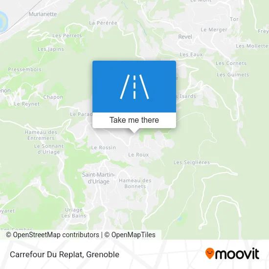Carrefour Du Replat map