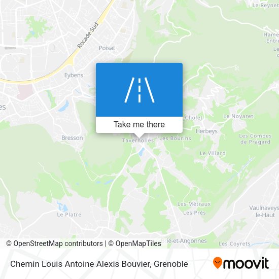 Chemin Louis Antoine Alexis Bouvier map