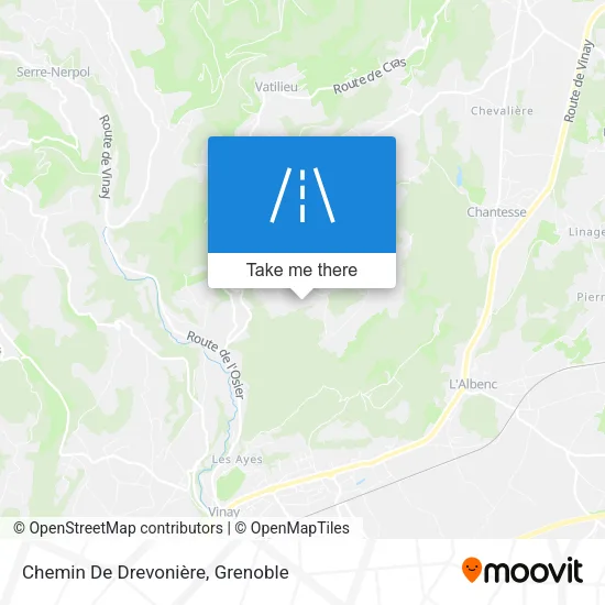 Chemin De Drevonière map