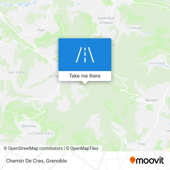 Chemin De Cras map