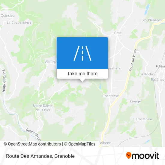 Route Des Amandes map