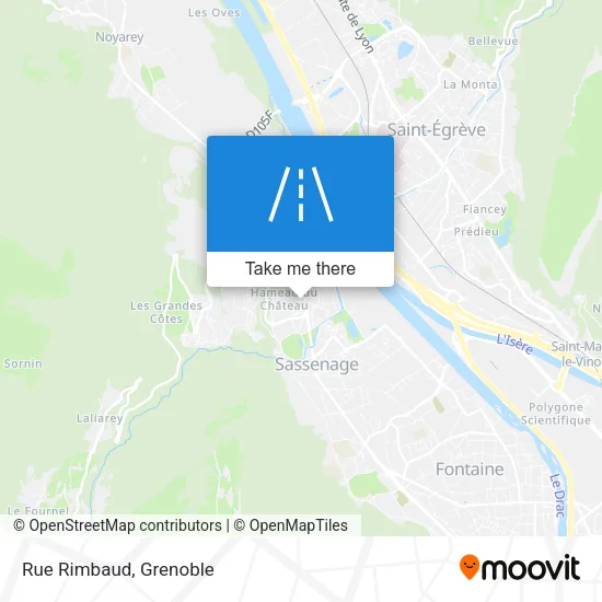 Rue Rimbaud map