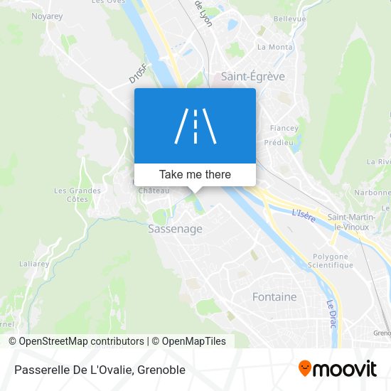 Passerelle De L'Ovalie map