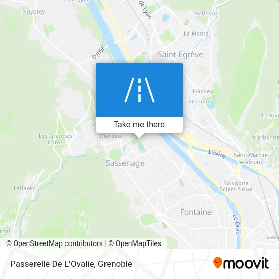 Passerelle De L'Ovalie map