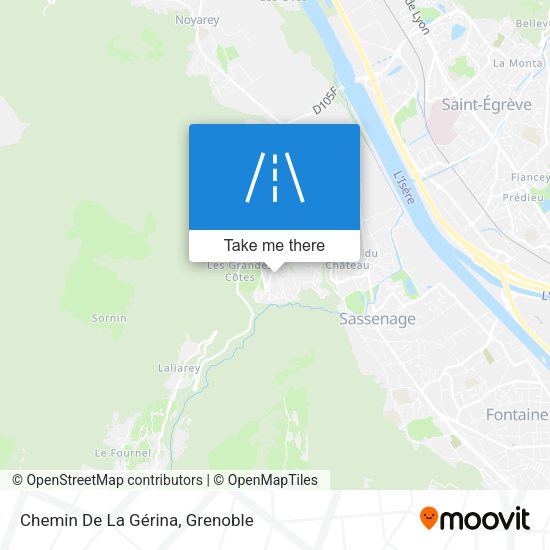 Chemin De La Gérina map