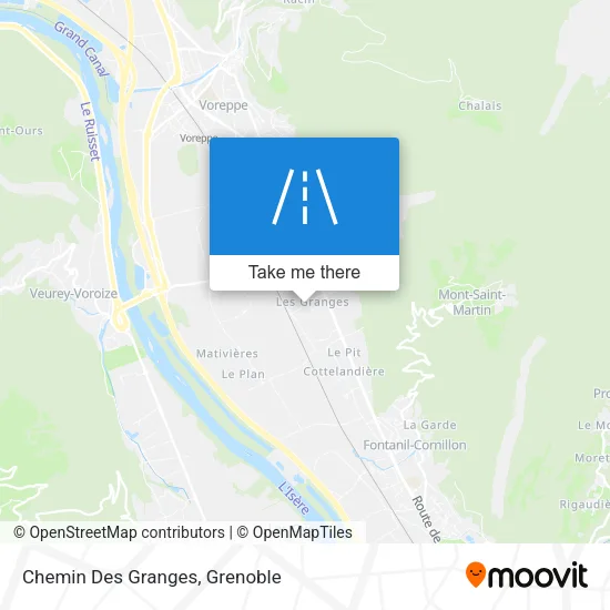 Chemin Des Granges map