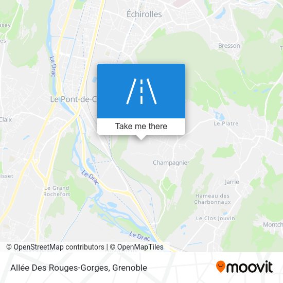 Allée Des Rouges-Gorges map