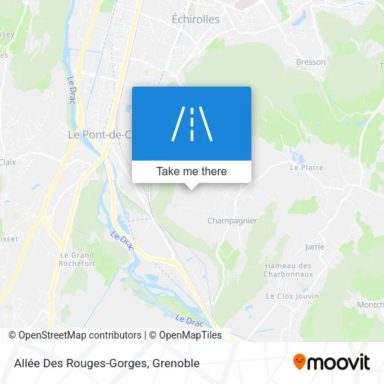 Allée Des Rouges-Gorges map