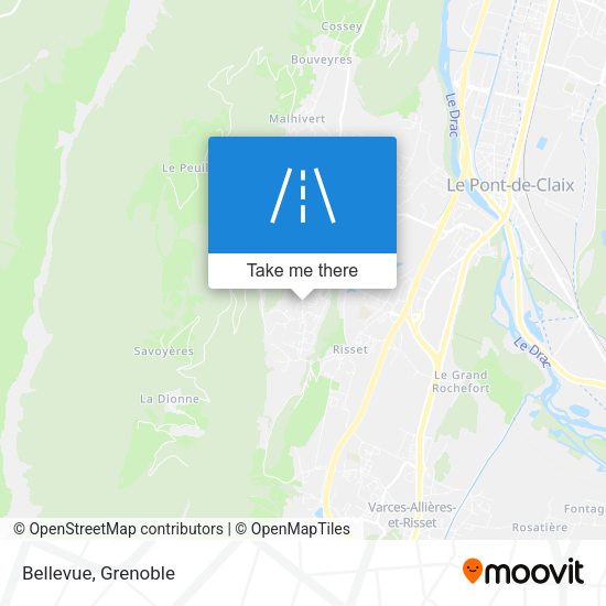 Bellevue map