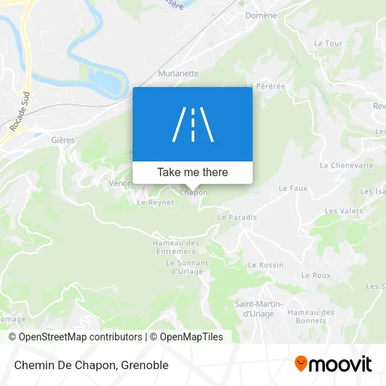 Chemin De Chapon map