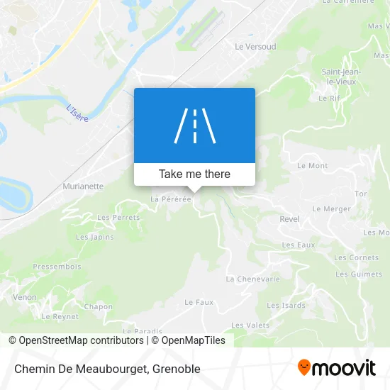 Chemin De Meaubourget map