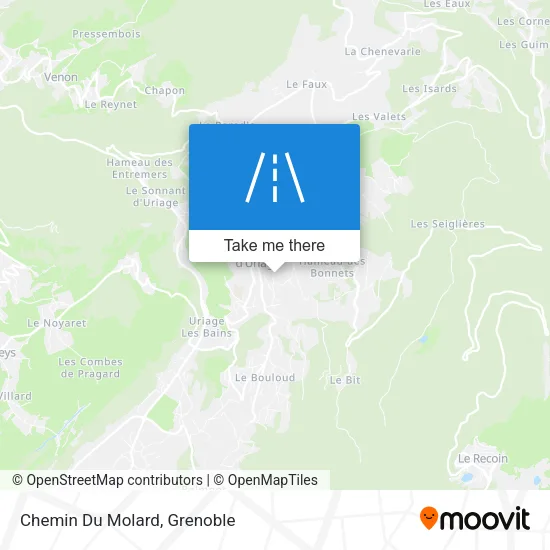 Chemin Du Molard map